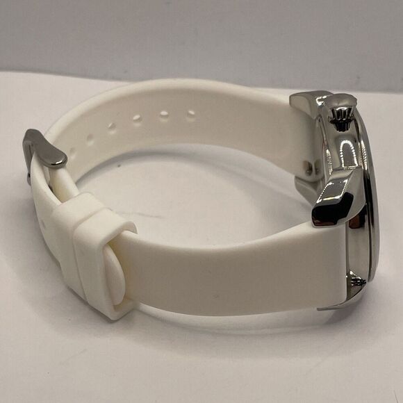 Nbonal NB-1001 Women's White Silicone Strap Analog Dial Quartz Wrist Watch Cv33 - Picture 9 of 11